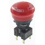 A165E-LM-24D-01, Emergency Stop Switches / E-Stop Switches E-stop lighted 1NC ...