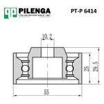 PT-P 6414, Ролик натяжителя ремня