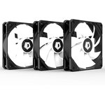 Вентилятор ID-Cooling TF-12025-TRIO ARGB 120x120x25mm черный 4-pin 14-31dB 150gr ...