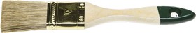 Фото 1/2 01031-38, STAYER LASUR, 38 мм, 1,5, смешанная щетина, деревянная ручка, для высокотекучих ЛКМ, плоская кисть (01031-38)