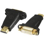 PSG03954, Переходник разъема, HDMI, Гнездо, DVI, Штекер