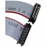2205116-1, Micro-MaTch Series Flat Ribbon Cable, 12-Way, 1.27mm Pitch ...