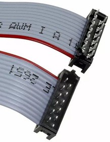 2205116-1, Micro-MaTch Series Flat Ribbon Cable, 12-Way, 1.27mm Pitch, 75.5mm Length, Micro-MaTch IDC to