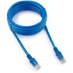 Патч-корд UTP Cablexpert PP12-3M/B кат.5e, 3м, литой, многожильный (синий)