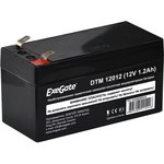 Батарея ExeGate DTM 12012 (12V 1.2Ah), клеммы F1