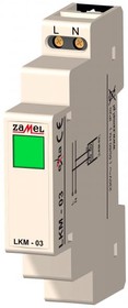 Фото 1/2 Zamel Сигнализатор световой зеленый 230VAC IP20 на DIN рейку