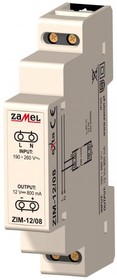 Zamel Блок питания импульсный 230VAC/12VDC 800мА IP20 на DIN рейку 1мод