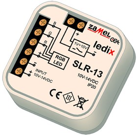 Zamel Контроллер RGB управление импульсными переключателями 1-10V (диммируемый), в монт.коробку