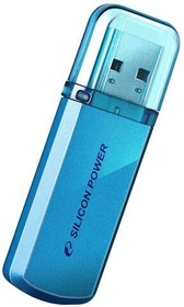 Фото 1/3 USB Flash накопитель 8Gb Silicon Power Helios 101 Blue (SP008GBUF2101V1B)