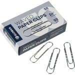 Г 50-50 Ц, Скрепки Глобус Г50-50Ц оцинкованные,50 мм,гофрированные,50 шт/уп