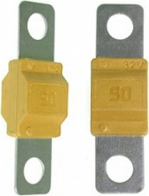Предохранитель ABF-405 ленточный, с изолятором 90A 40,8x12,1 мм., d 5,6 мм., 2 шт. в упаковке 904858