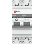 Выключатель автоматический модульный 2п C 1А 6кА ВА 47-63 DC PROxima EKF ...