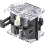 704.910.1, Switch Contact Blocks / Switch Kits Switching element slow-make T 1NO screw silver