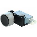 C0911KBAAJ, Pushbutton Switch Momentary Function 1CO Panel Mount Black