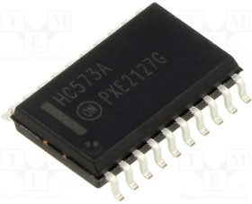 MC74HC573ADWG, IC: digital; D latch; Ch: 8; CMOS; 2?6VDC; SMD; SO20-W; HC; -40?85°C