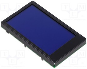 EA DIP205B-6NLW, Display: LCD; alphanumeric; 4x20; blue; 75x45.8mm; LED; Char: 6.45mm
