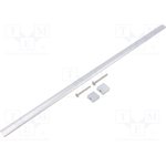 UA-B0-311480, Handle; aluminium; natural; H: 30.5mm; L: 500mm; W: 15.5mm