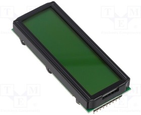 EA DIP205G-4NLED, Display: LCD; alphanumeric; 4x20; yellow-green; 68x26.8x10.8mm