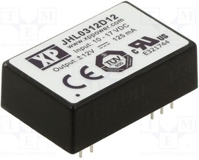 JHL0312D12, DC/DC Converters - Through Hole MEDICAL DC-DC 3 WATTS, 2 X MOPP – купить оптом и в розницу