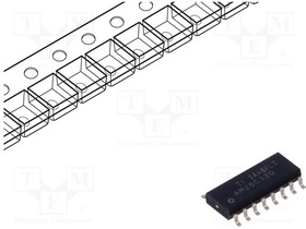 AM26C32QDR, RS-422 Interface IC Quadruple Differential Line Receiver 16-SOIC -40 to 125