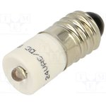 1860335W3, Индикат.лампа: LED; E10,T10; белый; пластик; 24ВAC; 24ВDC; -20-60°C