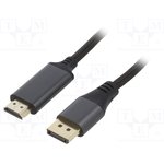 Кабель DisplayPort-HDMI Cablexpert, 4K, 1.8м, 20M/19M, черный, экран ...