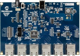 Фото 1/4 EVB-KSZ9897-1, KSZ9897-1 Ethernet Switch Evaluation Board