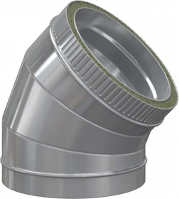 Изолированный отвод 45, D 150-200 мм., 304-0,5/430-0,5 НФ-00001630