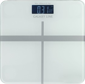 Фото 1/7 Весы напольные электронные Galaxy Line GL 4808 макс.180кг белый