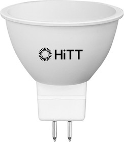HiTT Лампочка Светодиодная 9Вт 230В 870Лм 6500К Холодный белый свет Софит 1010069 HiTT-PL-MR16-9- 230-GU5.3-6500