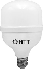 HiTT Лампочка Светодиодная E27 55Вт 230В 5200Лм 6500К Холодный белый свет Цилиндр 1010064 HiTT-HPL-55-230-E27-6500