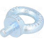 SZU12, Рым-болт, M12x20, DIN 580, Головка с петлей, нет, сталь, цинк, 30мм