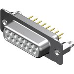 173109-1908, D SUB CONNECTOR, RCPT, DC, 37POS, TH
