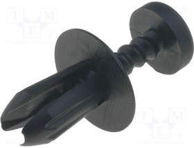 Фото 1/3 USR-1131, Rivet; polyamide; L.rivet: 11mm; Panel cutout diam: 5mm; black