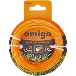 Леска для триммера "Витой квадрат" 1,5 мм 15м 70804