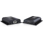 LKV383, Удлинитель HDMI по витой паре CAT6 поверх протокола IP до 120 м с ИК ...