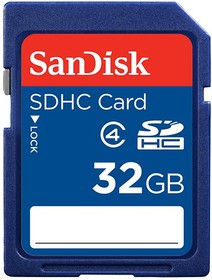 SD7040, Карта Flash памяти, SDHC Карта, Класс 4, 32 ГБ