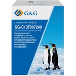 Картридж струйный G&G GG-C13T907240 голубой (120мл) для Epson WorkForce Pro ...