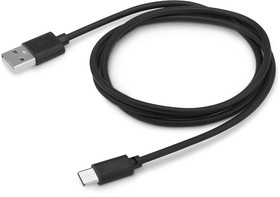 Фото 1/4 Кабель Buro USB Type-C (m) - USB (m), 1м, 2.4A, черный [bhp usb-c 1m]