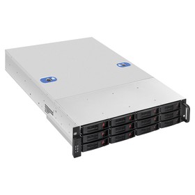 Фото 1/10 Серверная платформа ExeGate Pro 2U660-HS12  RM 19", высота 2U, глубина 660, Redundant БП Chicony 2x550W, 12xHotSwap