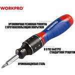 Отвертка 6X DRIVE с трещоткой (32 предмета) WP221055 WORKPRO