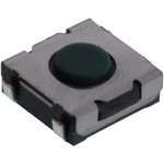 1571625-3, Switch Tactile OFF (ON) SPST Round Button J-Bend 0.05A 24VDC 0.98N ...