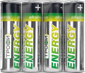 Фото 1/3 Батарейки Трофи LR6-4S ENERGY Alkaline