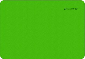 Фото 1/5 Доска для лепки Silwerhof 957008 Neon прямоугольная A5 пластик 1мм зеленый