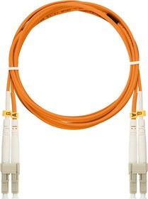 Соединительный волоконно-оптический шнур оранжевый, 5м NMF-PC2M2C2-LCU-LCU-005