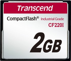 Фото 1/2 TS2GCF220I, CF220I CompactFlash Industrial 2 GB SLC Compact Flash Card