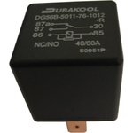 DG56A-7011-76-1012-DR, Plug In Automotive Relay, 12V dc Coil Voltage ...