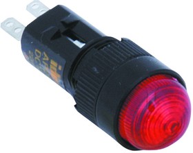 AP2M211-R, PANEL MOUNT INDICATOR, LED, 12MM, RED, 12V