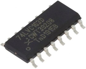 74LVC163D,112, IC: digital; 4bit,binary counter,synchronous reset; CMOS,TTL