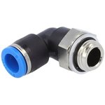 QSL-G1/4-8, Push-In L-Fitting, 48.4mm, Compressed Air, QS